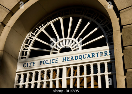 Bootle Street Stazione di polizia in Manchester Foto Stock