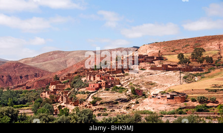 Villaggio berbero Atlante Marocco Foto Stock