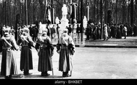 Georografia / viaggio, Germania, Berlino, monumenti, monumento di Federico Guglielmo 'il Grande Elettore', svelato dall'imperatore Guglielmo II, Siegesallee, 30.3.1901, , Foto Stock