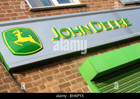 Un John Deere concessionaria nel Regno Unito Foto Stock