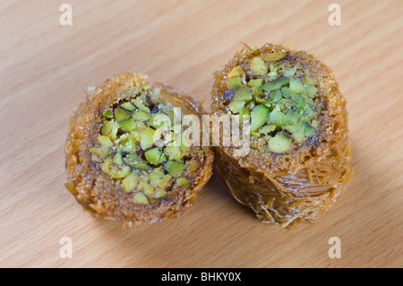 Caramelle libanese Baqlawa Beirut Libano Medio Oriente Foto Stock