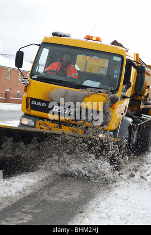 Spazzaneve. Foto Stock