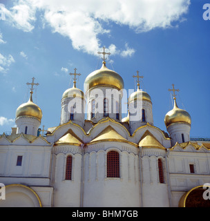 La Cattedrale dell'Annunciazione, il Cremlino di Mosca, il distretto centrale, Russia Foto Stock