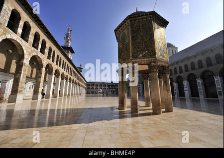 Umayyad Moschea di Damasco Capitale della Siria Foto Stock