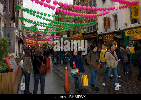 Capodanno cinese , l'Anno della Tigre, Soho, London, Regno Unito Foto Stock