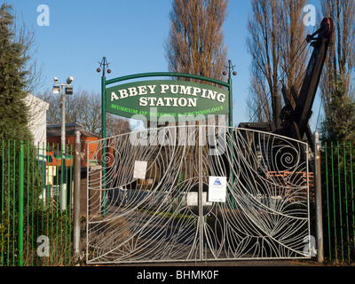 Il Abbey Pumping Station vicino a Leicester City Centre, LEICESTERSHIRE REGNO UNITO Inghilterra Foto Stock