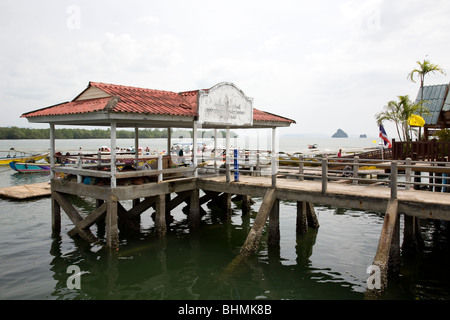 Paese musulmano su Panyee Island Foto Stock