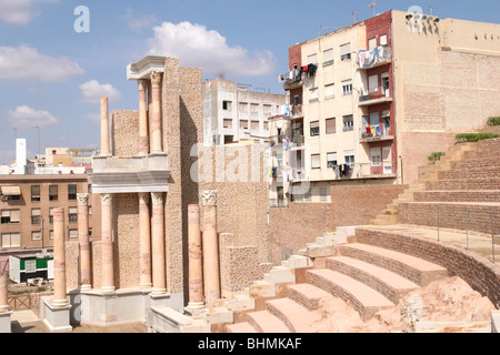 Cartagena dell Anfiteatro romano, Murcia Spagna Foto Stock