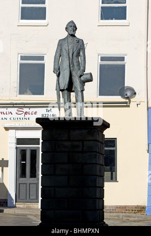 Statua di Sir Henry Doulton, in Burslem, Stoke-on-Trent Foto Stock