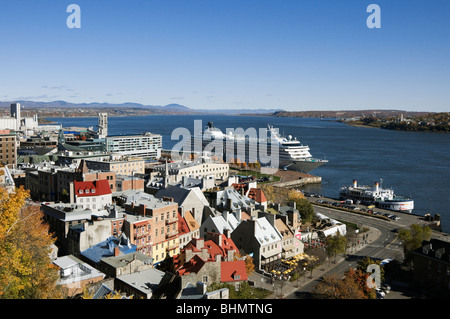 Crociera di Quebec City e San Lorenzo Canada Foto Stock