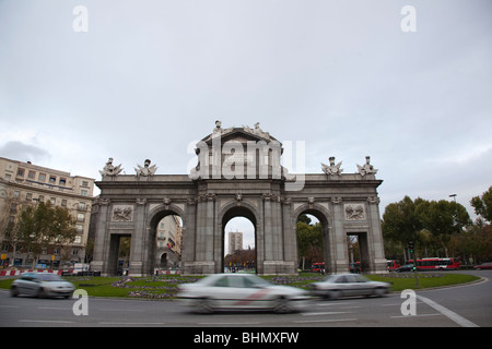 La Puerta de Alcalá, Madrid Foto Stock