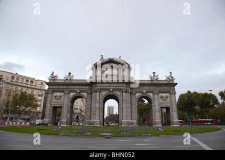 La Puerta de Alcalá, Madrid Foto Stock