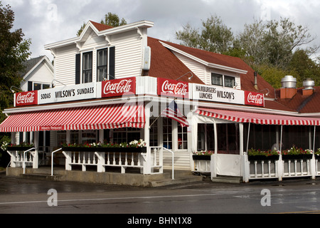 Wilson's Ice Cream Parlor, Efraim Door County, Wisconsin, STATI UNITI D'AMERICA Foto Stock
