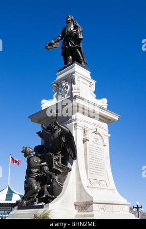 Samuel de Champlain Quebec City in Canada Foto Stock