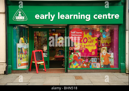 Il Early Learning Center giocattolo educativo shop, newport gwent UK Foto Stock