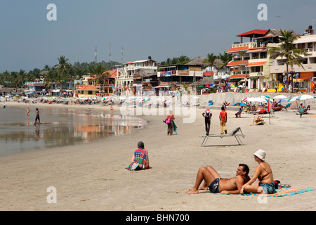 India Kerala, Kovalam, Faro (ADAM) spiaggia Foto Stock