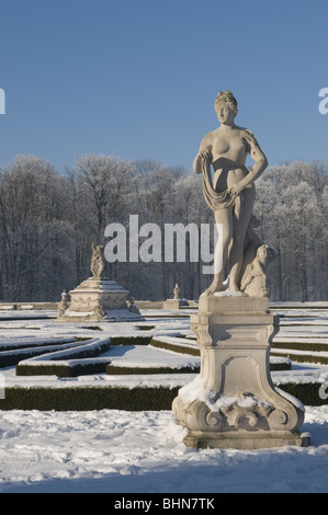 Geografia / viaggi, in Germania, in Renania settentrionale-Vestfalia, Muensterland, Nordkirchen castle park, isola di Venere, la ricostruzione di neo-giardino barocco, Additional-Rights-Clearance-Info-Not-Available Foto Stock