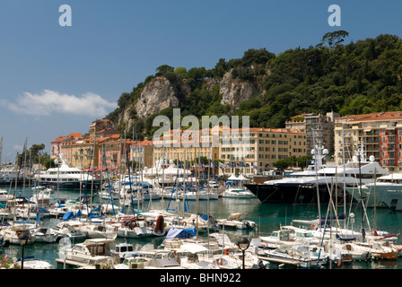 Geografia / viaggi, Francia Provenza, Cote d Azur, Nizza, marina, Bassin Lympia, Additional-Rights-Clearance-Info-Not-Available Foto Stock