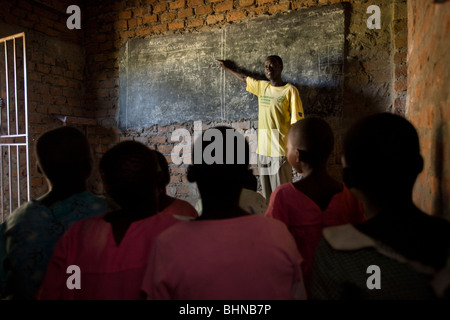 Aula in sessione in città Amuria, teso sottoregione, Uganda, Africa orientale. Foto Stock