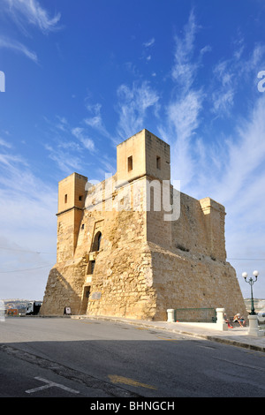 1609 La Torre di Wignacourt, St Pauls Bay Malta Foto Stock