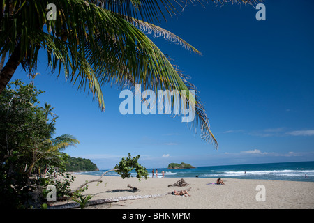 Playa Cocles in Puerto Viejo, Costa Rica, America Centrale Foto Stock