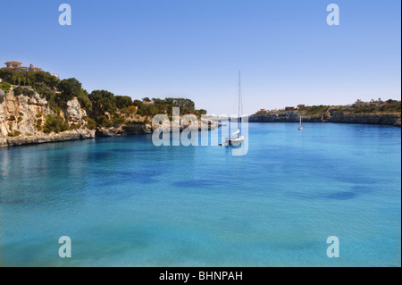 Manacor Porto Cristo spiaggia maiorca isole baleari Spagna Foto Stock