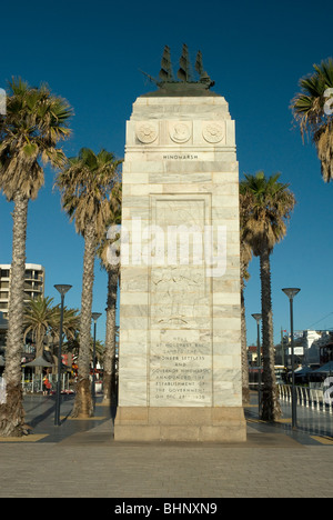 Pioneer memorial, Moseley Square, Glenelg, Adelaide, Australia del Sud Foto Stock