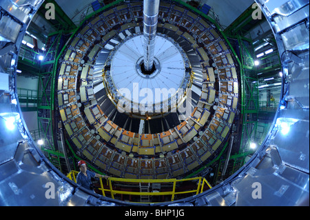 La Svizzera di Ginevra, interno del Cern , Laboratorio per la ricerca nucleare, Alice esperimento CSM Foto Stock