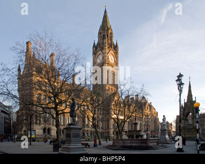 Manchester Town Hall, Inghilterra Foto Stock