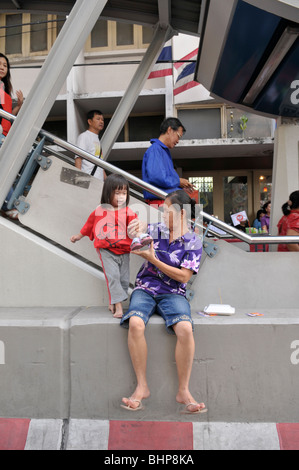 Oggi la verità marzo ,UDD protestando, Bangkok, Thailandia Foto Stock