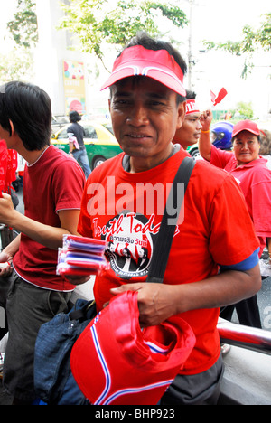 Oggi la verità marzo ,UDD protestando, Bangkok, Thailandia Foto Stock