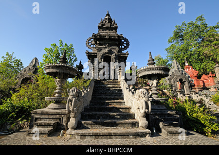 Balinese tempio indù, Tempio Melanting, Pemuteran, Bali, Indonesia Foto Stock