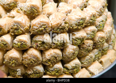 Baqlawa, un dessert libanese Beirut Libano Medio Oriente Foto Stock