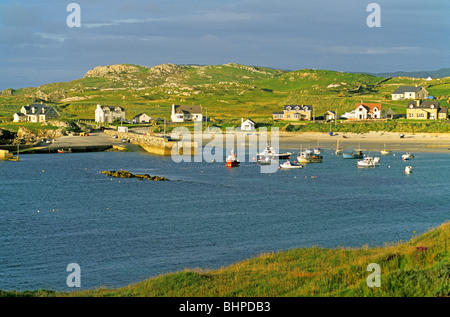 Porto di pesca Portnablagh, Co. Donegal, Repubblica di Irlanda Foto Stock