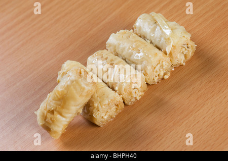 Caramelle libanese Baqlawa Beirut Libano Medio Oriente Foto Stock