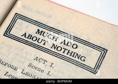 Shakespeare's 'Much Ado about Nothing' Foto Stock