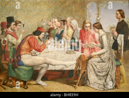 "Isabella", 1849. Artista: John Everett Millais Foto Stock