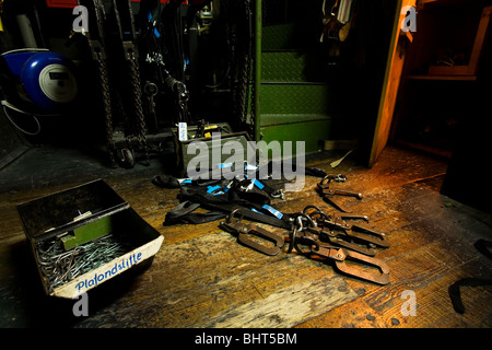 Scenografia, impostare la costruzione e scenari teatrali Foto Stock