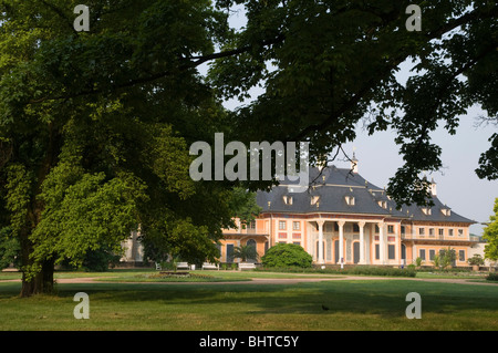 Schloss Pillnitz, Wasserpalais, Dresda, Sassonia, Deutschland | Castello di Pillnitz, Dresda, Germania Foto Stock