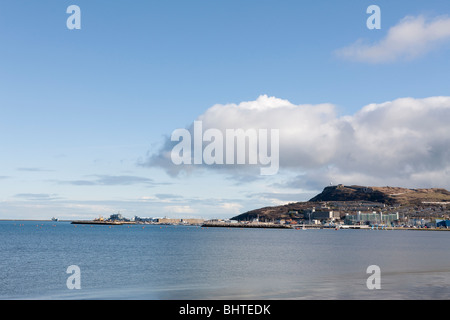 Vista sul Porto di Portland verso Portland Marina Foto Stock