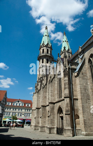 Stadtkirche , Unserer Lieben Frauen, Meiningen, Thüringen, Deutschland | chiesa, Meiningen, Turingia, Germania Foto Stock
