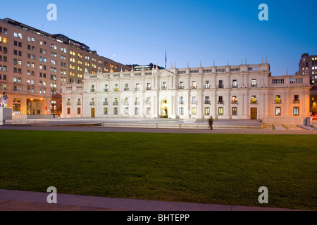 'La Moneda', Cile presidenziali e palazzo del governo Foto Stock