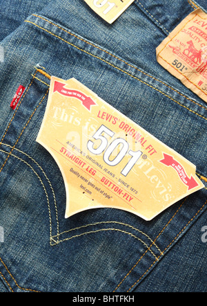 Levi's jeans denim. Foto Stock