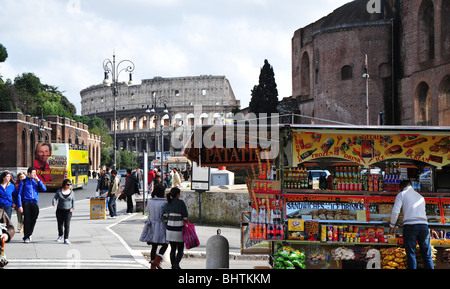 Roma vista Colosseo Foto Stock
