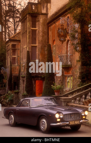 Lancia Flaminia Coupe da Touring 1963. A Portmerion in Galles. Foto Stock