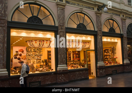 Royal gallerie di Saint Hubert, Bruxelles, Brabant, Belgio Foto Stock