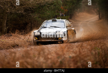 Marcus Dodd, Andrew Bargery, vincitore del Rallye Sunseeker domenica 28 febbraio 2010 Foto Stock