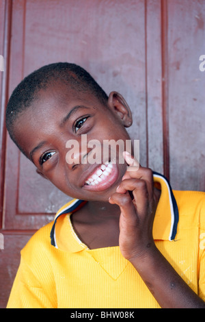 Da orfanotrofio di Haiti in Jacmel Foto Stock