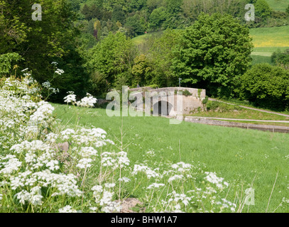 Bellissimo paesaggio rurale che circonda il grazioso villaggio di Claverton, Near Bath Avon Regno Unito Foto Stock