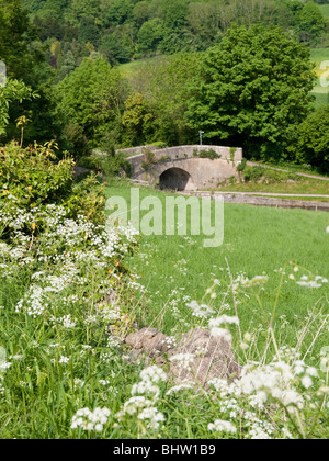 Bellissimo paesaggio rurale che circonda il grazioso villaggio di Claverton, Near Bath Avon Regno Unito Foto Stock